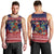 Rooster Through The Snow Christmas Men Tank Top Xmas Holiday Patterns - Wonder Print Shop