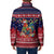 Rooster Through The Snow Christmas Padded Jacket Xmas Holiday Patterns - Wonder Print Shop