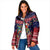 Rooster Through The Snow Christmas Padded Jacket Xmas Holiday Patterns - Wonder Print Shop