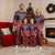 Rooster Through The Snow Christmas Pajama Set Xmas Holiday Patterns - Wonder Print Shop