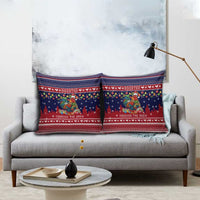 Rooster Through The Snow Christmas Pillow Cover Xmas Holiday Patterns - Wonder Print Shop