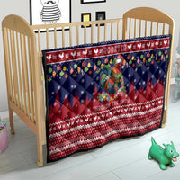 Rooster Through The Snow Christmas Quilt Xmas Holiday Patterns - Wonder Print Shop