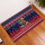 Rooster Through The Snow Christmas Rubber Doormat Xmas Holiday Patterns - Wonder Print Shop
