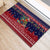Rooster Through The Snow Christmas Rubber Doormat Xmas Holiday Patterns - Wonder Print Shop