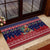 Rooster Through The Snow Christmas Rubber Doormat Xmas Holiday Patterns - Wonder Print Shop