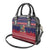 Rooster Through The Snow Christmas Shoulder Handbag Xmas Holiday Patterns - Wonder Print Shop