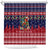 Rooster Through The Snow Christmas Shower Curtain Xmas Holiday Patterns - Wonder Print Shop