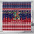 Rooster Through The Snow Christmas Shower Curtain Xmas Holiday Patterns - Wonder Print Shop
