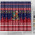 Rooster Through The Snow Christmas Shower Curtain Xmas Holiday Patterns - Wonder Print Shop