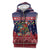 Rooster Through The Snow Christmas Sleeveless Zip Hoodie Xmas Holiday Patterns - Wonder Print Shop