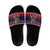 Rooster Through The Snow Christmas Slide Sandals Xmas Holiday Patterns - Wonder Print Shop
