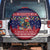 Rooster Through The Snow Christmas Spare Tire Cover Xmas Holiday Patterns - Wonder Print Shop