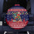 Rooster Through The Snow Christmas Spare Tire Cover Xmas Holiday Patterns - Wonder Print Shop