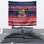 Rooster Through The Snow Christmas Tapestry Xmas Holiday Patterns - Wonder Print Shop