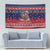 Rooster Through The Snow Christmas Tapestry Xmas Holiday Patterns - Wonder Print Shop