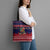 Rooster Through The Snow Christmas Tote Bag Xmas Holiday Patterns - Wonder Print Shop