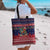 Rooster Through The Snow Christmas Tote Bag Xmas Holiday Patterns - Wonder Print Shop