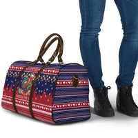 Rooster Through The Snow Christmas Travel Bag Xmas Holiday Patterns - Wonder Print Shop