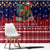 Rooster Through The Snow Christmas Window Curtain Xmas Holiday Patterns - Wonder Print Shop