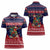Rooster Through The Snow Christmas Women Polo Shirt Xmas Holiday Patterns - Wonder Print Shop