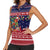 Rooster Through The Snow Christmas Women Sleeveless Polo Shirt Xmas Holiday Patterns - Wonder Print Shop