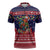 Rooster Through The Snow Christmas Zipper Polo Shirt Xmas Holiday Patterns - Wonder Print Shop