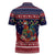 Rooster Through The Snow Christmas Zipper Polo Shirt Xmas Holiday Patterns - Wonder Print Shop
