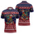 Rooster Through The Snow Christmas Zipper Polo Shirt Xmas Holiday Patterns - Wonder Print Shop