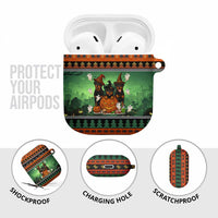 Rottweiler Christmas AirPods Case Xmas Holiday Patterns - Wonder Print Shop