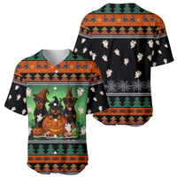 Rottweiler Christmas Baseball Jersey Xmas Holiday Patterns - Wonder Print Shop