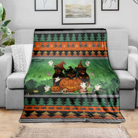 Rottweiler Christmas Blanket Xmas Holiday Patterns - Wonder Print Shop