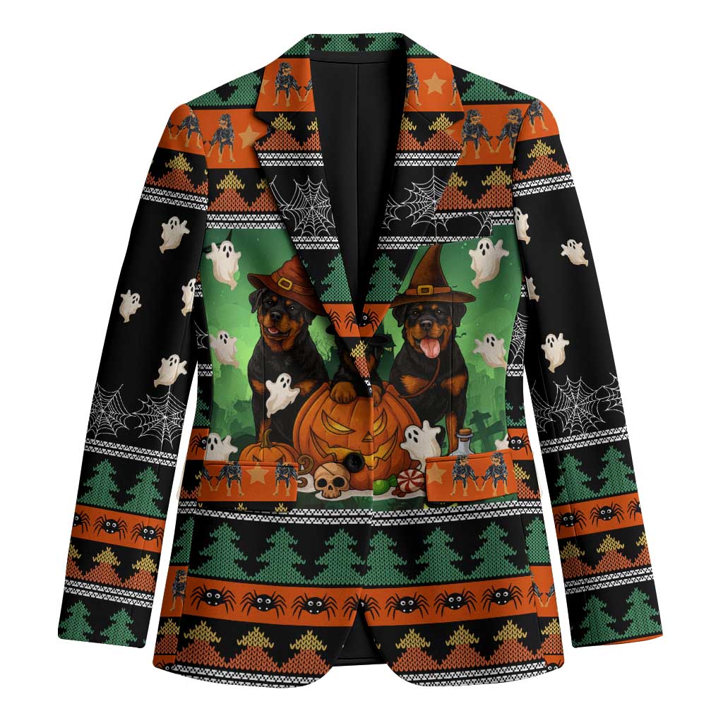 Rottweiler Christmas Blazer Xmas Holiday Patterns - Wonder Print Shop