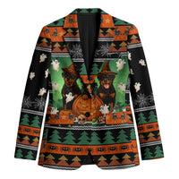 Rottweiler Christmas Blazer Xmas Holiday Patterns - Wonder Print Shop