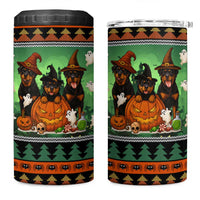 Rottweiler Christmas 4 in 1 Can Cooler Tumbler Xmas Holiday Patterns - Wonder Print Shop