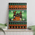 Rottweiler Christmas Canvas Wall Art Xmas Holiday Patterns - Wonder Print Shop