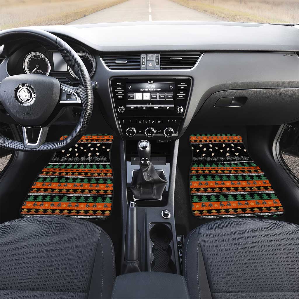 Rottweiler Christmas Car Mats Xmas Holiday Patterns - Wonder Print Shop