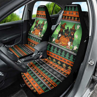 Rottweiler Christmas Car Seat Cover Xmas Holiday Patterns - Wonder Print Shop