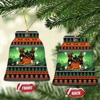 Rottweiler Christmas Ceramic Ornament Xmas Holiday Patterns - Wonder Print Shop