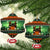 Rottweiler Christmas Ceramic Ornament Xmas Holiday Patterns - Wonder Print Shop