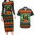 Rottweiler Christmas Couples Matching Long Sleeve Bodycon Dress and Hawaiian Shirt Xmas Holiday Patterns - Wonder Print Shop