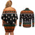 Rottweiler Christmas Couples Matching Off Shoulder Short Dress and Long Sleeve Button Shirt Xmas Holiday Patterns - Wonder Print Shop