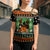Rottweiler Christmas Cross Shoulder Shirt Xmas Holiday Patterns - Wonder Print Shop