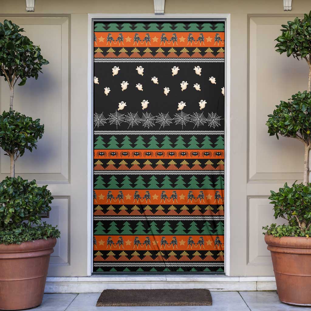 Rottweiler Christmas Door Cover Xmas Holiday Patterns - Wonder Print Shop