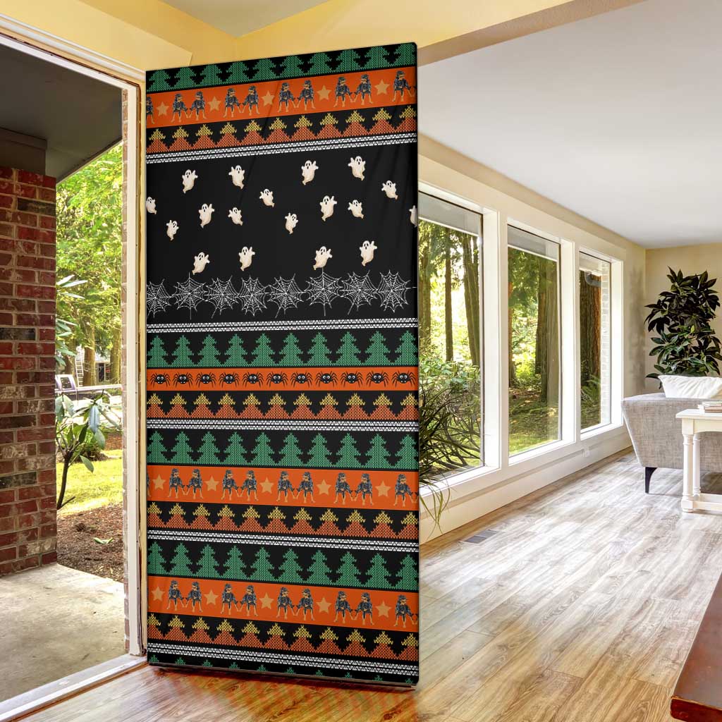 Rottweiler Christmas Door Cover Xmas Holiday Patterns - Wonder Print Shop