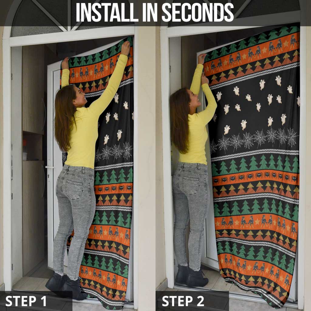 Rottweiler Christmas Door Cover Xmas Holiday Patterns - Wonder Print Shop