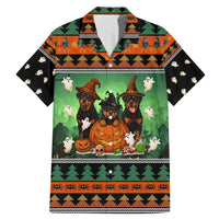 Rottweiler Christmas Family Matching Mermaid Dress and Hawaiian Shirt Xmas Holiday Patterns - Wonder Print Shop