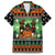 Rottweiler Christmas Family Matching Off The Shoulder Long Sleeve Dress and Hawaiian Shirt Xmas Holiday Patterns - Wonder Print Shop