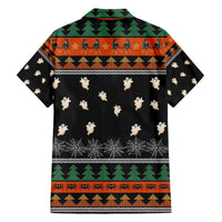 Rottweiler Christmas Family Matching Off The Shoulder Long Sleeve Dress and Hawaiian Shirt Xmas Holiday Patterns - Wonder Print Shop
