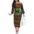 Rottweiler Christmas Family Matching Off The Shoulder Long Sleeve Dress and Hawaiian Shirt Xmas Holiday Patterns - Wonder Print Shop