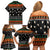 Rottweiler Christmas Family Matching Off Shoulder Short Dress and Hawaiian Shirt Xmas Holiday Patterns - Wonder Print Shop